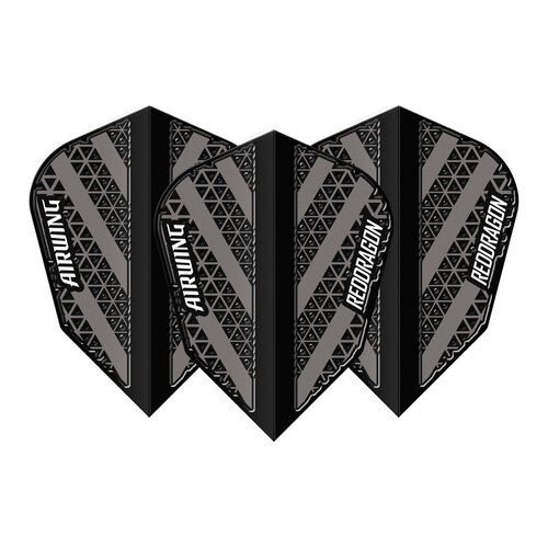 Red Dragon Red Dragon Airwing Black Grey V- Standard - Dart Flights