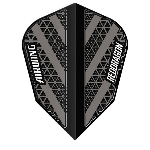 Red Dragon Red Dragon Airwing Black Grey V- Standard - Dart Flights