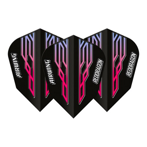 Red Dragon Red Dragon Airwing Black Pink V- Standard - Dart Flights