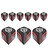 DW Avenger 01 Red 3 Set NO6 - Dart Flights