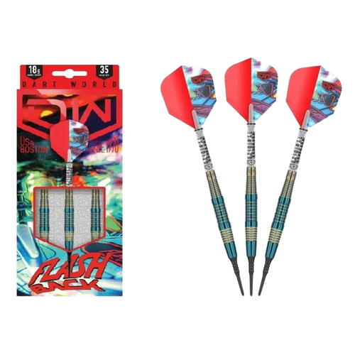 DW Original DW Flashback Blue Brass Soft Tip Dartpile