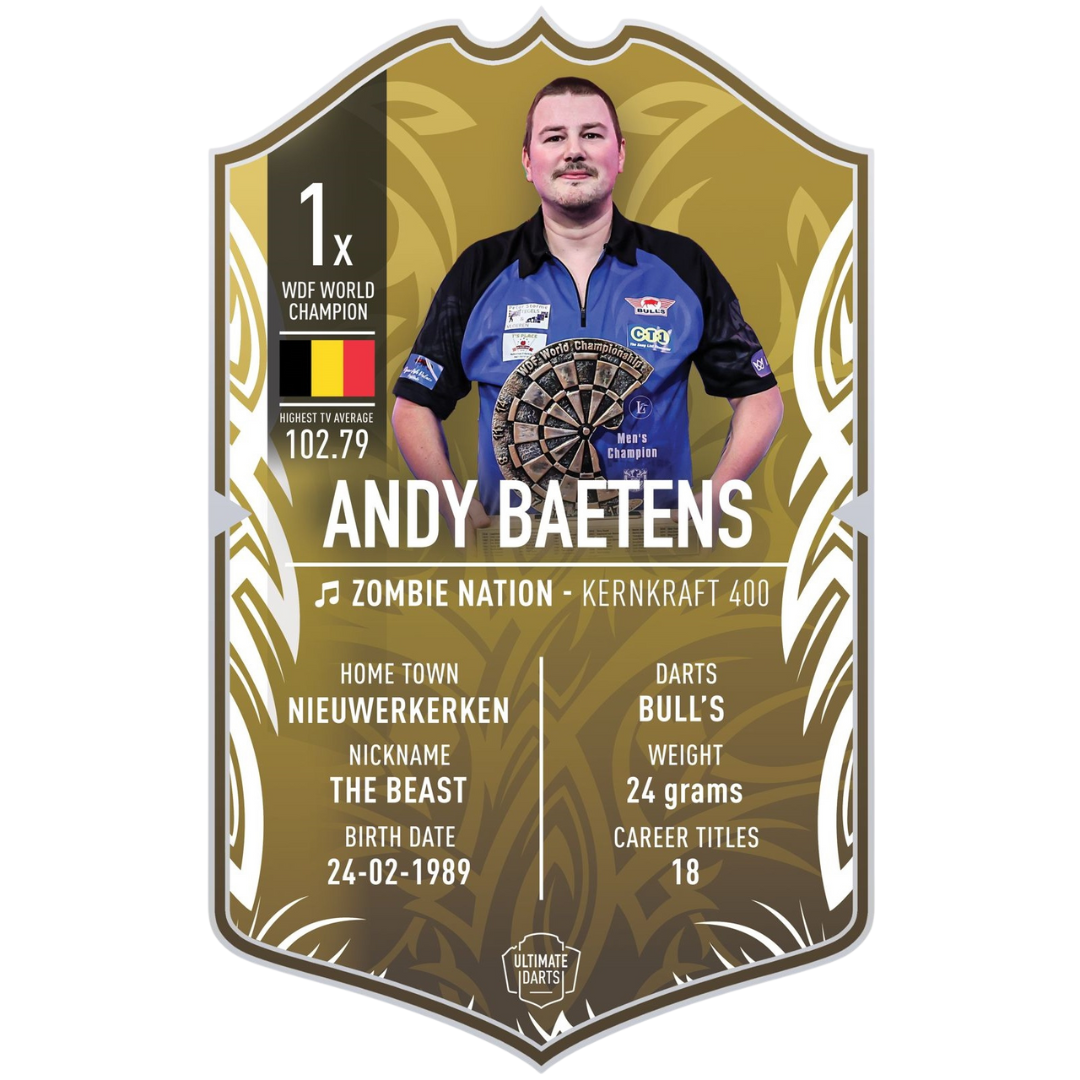 Ultimate Darts Card Andy Baetens WC
