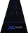 XQ Max Tæppet Black Blue 237x80 Dartmåtte