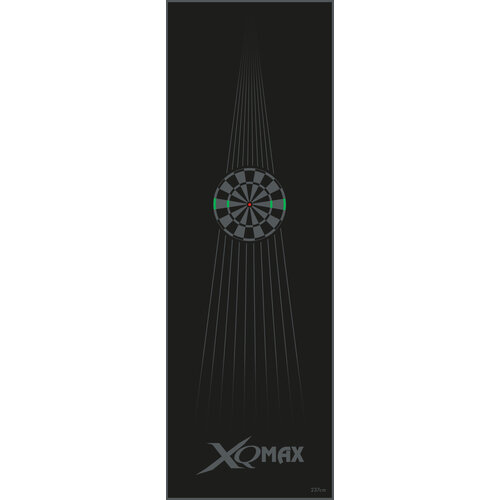 XQMax Darts XQ Max Tæppet Black Green 237x80 Dartmåtte