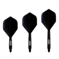 Bull's Union Flight System Black NO2 - Dart Flights
