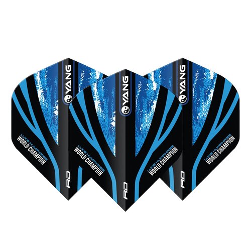 Red Dragon Red Dragon Luke Humphries World Champion Blue & Gold Yin Yang - Dart Flights