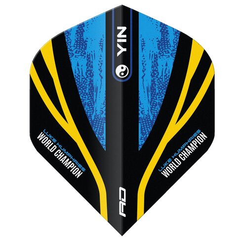 Red Dragon Red Dragon Luke Humphries World Champion Blue & Gold Yin Yang - Dart Flights