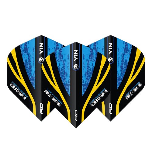 Red Dragon Red Dragon Luke Humphries World Champion Blue & Gold Yin Yang - Dart Flights