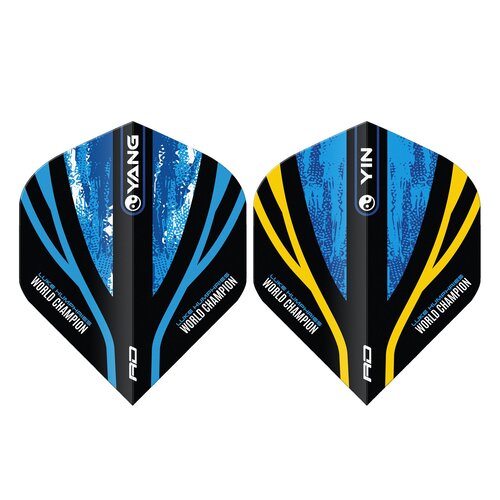 Red Dragon Red Dragon Luke Humphries World Champion Blue & Gold Yin Yang - Dart Flights