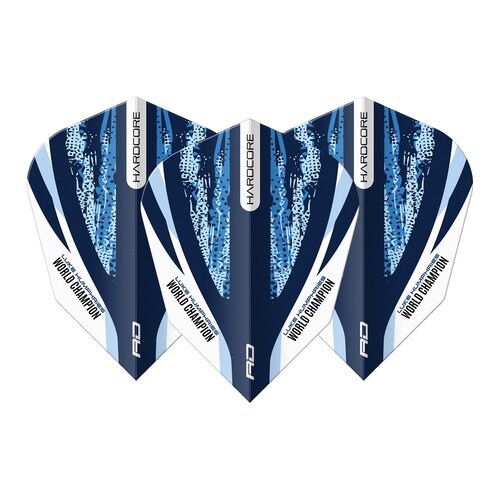 Red Dragon Red Dragon Luke Humphries World Champion Blue & White V-Standard - Dart Flights