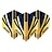 Red Dragon Luke Humphries Gold Hardcore Premium Standard - Dart Flights