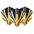 Red Dragon Luke Humphries Gold Hardcore Premium Standard - Dart Flights