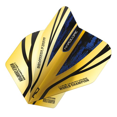 Red Dragon Red Dragon Luke Humphries Gold Hardcore Premium Standard - Dart Flights