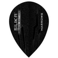 Harrows Silika Black Pear Tough Crystalline Coated - Dart Flights