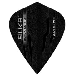 Harrows Silika Black Kite Tough Crystalline Coated - Dart Flights