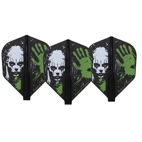 Cosmo Darts Cosmo Darts Fit Flight Evil Green Shape - Dart Flights