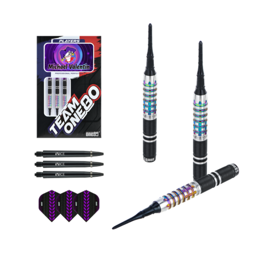 ONE80 ONE80 Michael Valentin 90% Soft Tip Dartpile