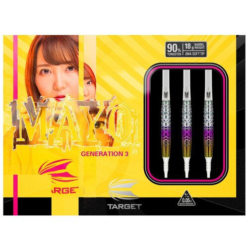 Target Japan Target Japan Mayuko Morito Mayo G3 90% Soft Tip Dartpile