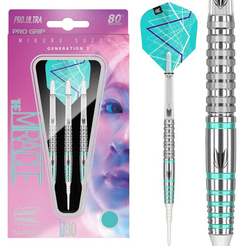 Target Japan Target Japan Mikuru Suzuki The Miracle G2 80% Soft Tip Dartpile