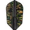 Cosmo Darts Cosmo Darts Fit Flight Darin Young 3 Dark Black Super Slim - Dart Flights