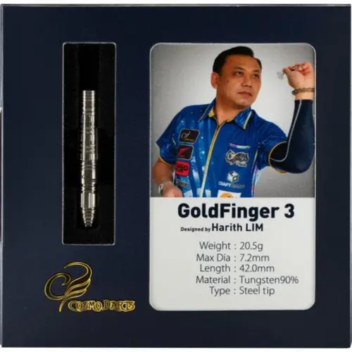 Cosmo Darts Cosmo Darts Harith Lim Goldfinger 3 90% - Dartpile