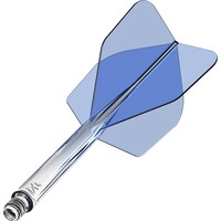 Mission Force 90 Gradient Transparent Blue NO6 - Dart Flights
