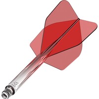 Mission Force 90 Gradient Transparent Red NO6 - Dart Flights