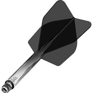 Mission Force 90 Gradient Transparent Black NO6 - Dart Flights