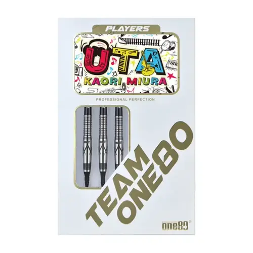 ONE80 ONE80 Kaori Miura Black 90% Soft Tip Dartpile