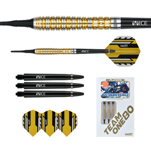 ONE80 ONE80 Ricardo Perez 90% Soft Tip Dartpile