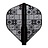 Cosmo Darts Fit Flight Air Tile Dark Black Standard - Dart Flights