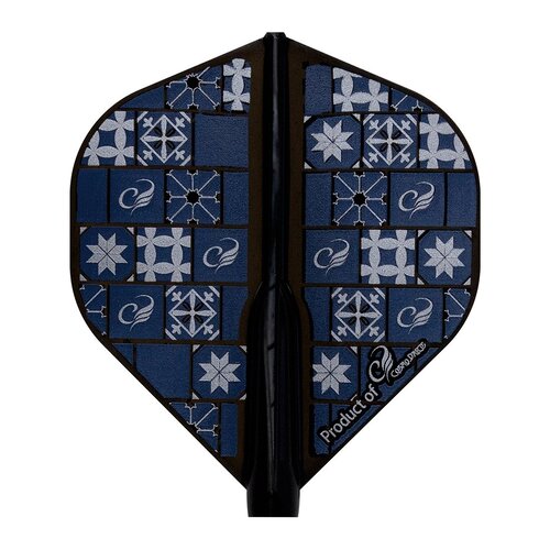 Cosmo Darts Cosmo Darts Fit Flight Air Tile Dark Black Standard - Dart Flights