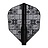 Cosmo Darts Fit Flight Tile Dark Black Shape - Dart Flights