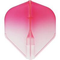 L-Style EZ L1 Standard 2-Tone Clear White Red - Dart Flights