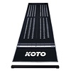 KOTO KOTO Tæppet Checkout Grey + Oche 285 x 80cm Dartmåtte