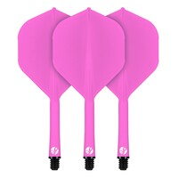 Shot Flight Deck System Pink NO2 - Dart Flights