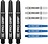 Target Pro Grip 3 Set Black White Blue Skafter