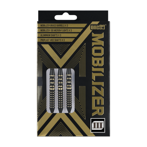 ONE80 ONE80 Mobilizer 03 Brass Soft Tip Dartpile