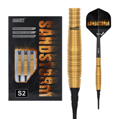 ONE80 ONE80 Sandstorm 02 90% Soft Tip Dartpile