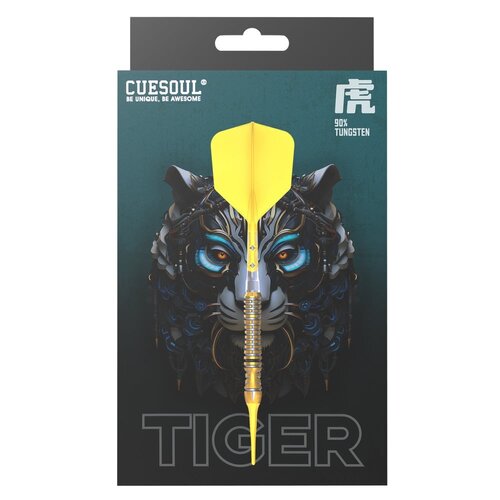 CUESOUL Cuesoul Zodiac Tiger 90% Soft Tip Dartpile
