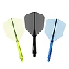 CUESOUL Cuesoul ROST 77 Transparent With Blue Black Green Logo Big Wing - Dart Flights
