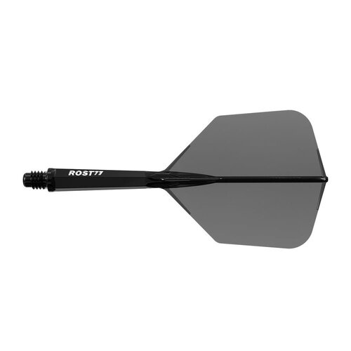 CUESOUL Cuesoul ROST 77 Transparent With Blue Black Green Logo Big Wing - Dart Flights