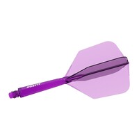 Cuesoul ROST 77 Transparent Purple Big Wing - Dart Flights