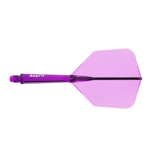 CUESOUL Cuesoul ROST 77 Transparent Purple Big Wing - Dart Flights
