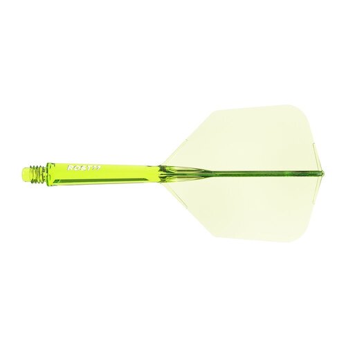 CUESOUL Cuesoul ROST 77 Transparent Green Red Big Wing - Dart Flights