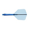 CUESOUL Cuesoul ROST 77 Transparent Blue Big Wing - Dart Flights