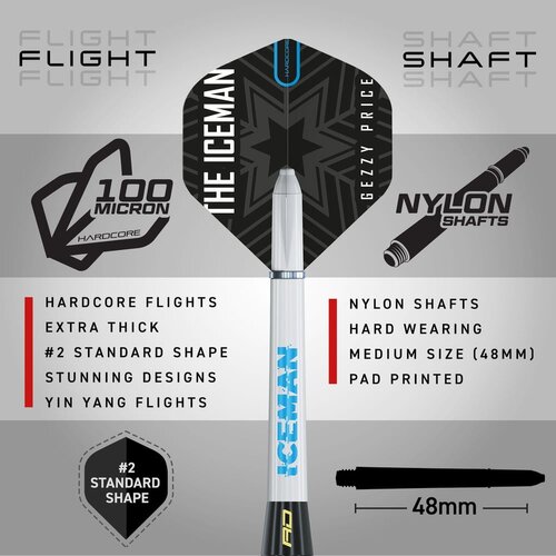 Red Dragon Red Dragon Gerwyn Price Iceman Brass Dartshopper Exclusives - Dartpile