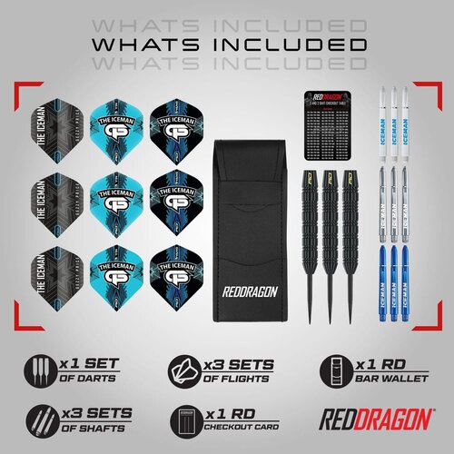 Red Dragon Red Dragon Gerwyn Price Iceman Brass Dartshopper Exclusives - Dartpile