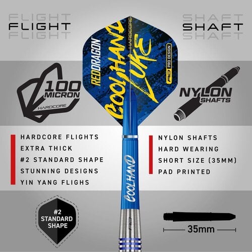 Red Dragon Red Dragon Luke Humphries Coolhand Champion Series 80% Dartshopper Exclusives - Dartpile