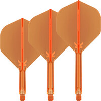 Target K-Flex Neon Orange NO2 - Dart Flights